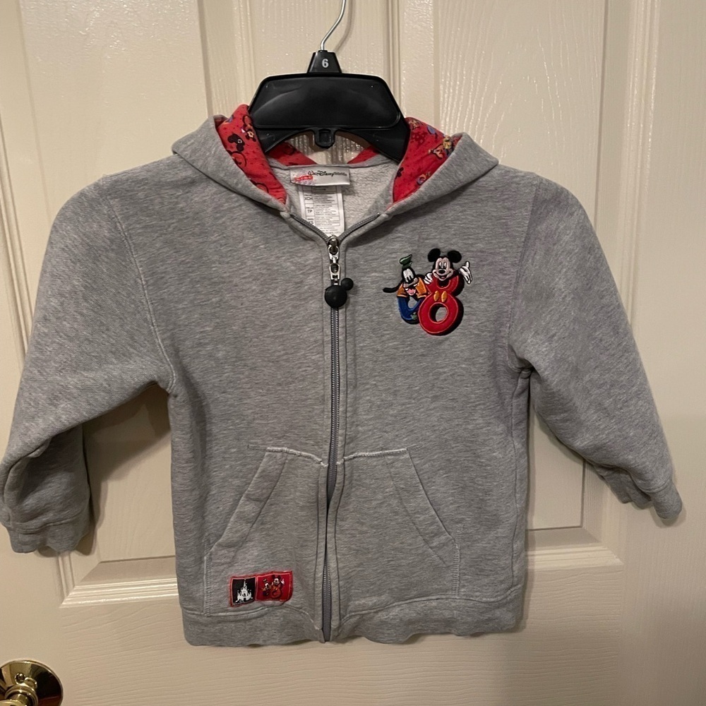 Disney World 2008 Kids Full Zip Hoodie XS